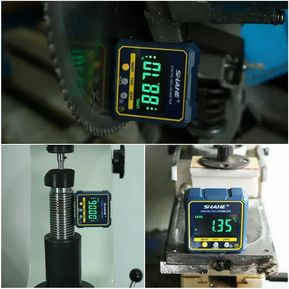 SHAHE Magnetic Digital Electronic Level and Angle Finder Gauge Bevel Box Angle Measurement Tool-5
