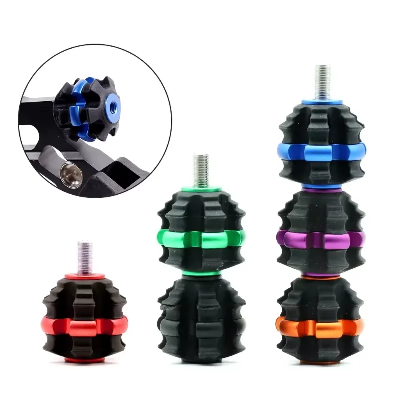 1.5In Archery Stackable Bow Stabilizers Dampers Recurve Compound Bow Silencers Shock Absorbers for Recurve Compound Bow