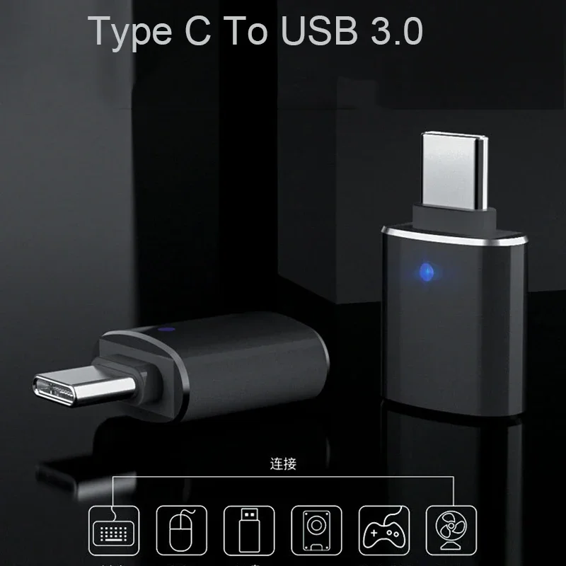 Type C To USB 3.0 OTG Adapter USB-C Male To USB Female Converter For Macbook Samsung Galaxy S20 S20+ Huawei USBC Connector-5