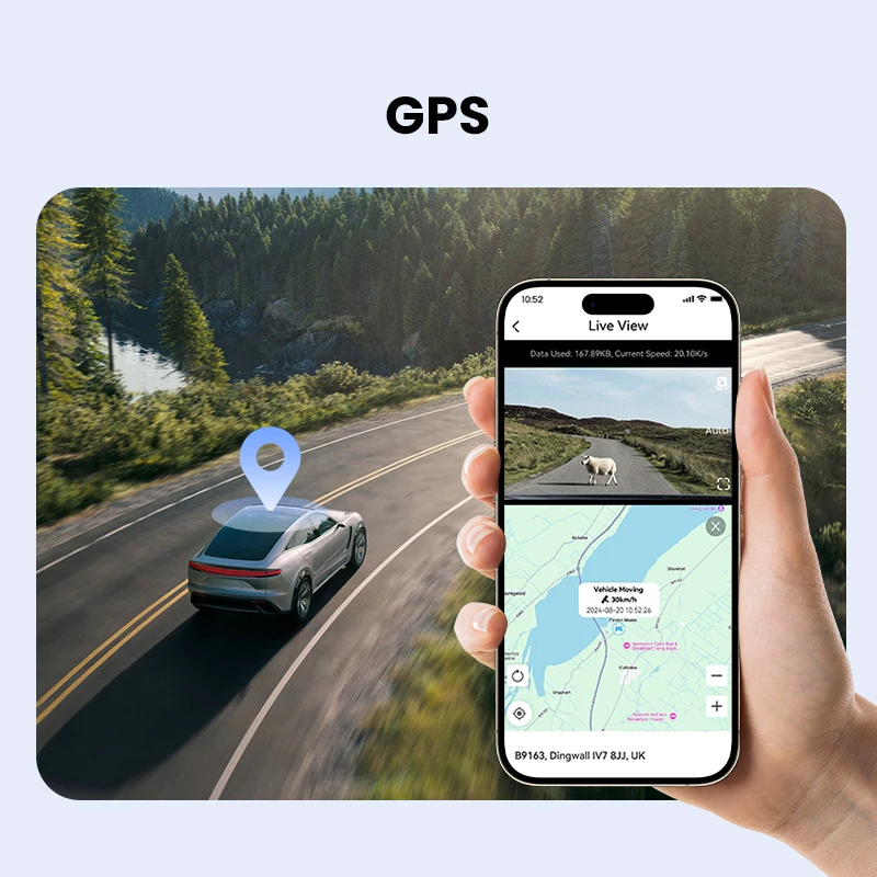 2025 New DDPAI Z50 Pro Dash Cam  4K Car DVR Night Vision 5GHz Wi-Fi GPS ADAS 24h Parking mode Front and Rear Camera-6