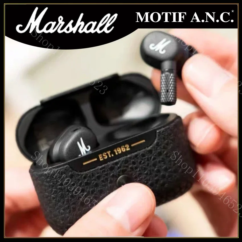 New MARSHALL MOTIF ANC True Wireless Bluetooth 5.2 Headphones Active Noise Cancelling Headphones in-ear Waterproof Headset-4