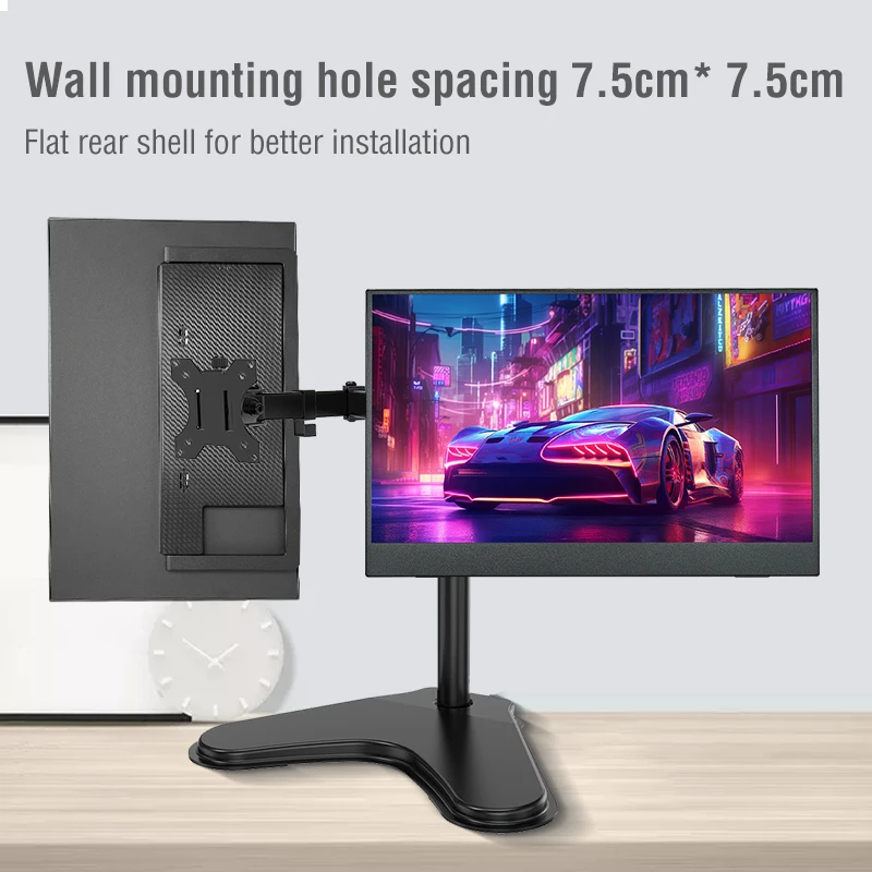 Anmite 15.6-Inch Portable Touch Monitor 1080P HDR 16:9 Low Blue Light For XBox PS4 / 5 Switch Cell Phone PC Loptop Extension-5