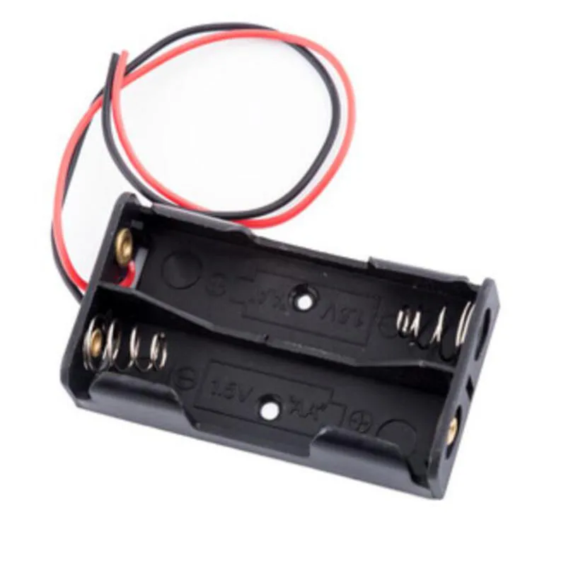 5pcs 1 2 3 4 Slots ports AA 2AA 3AA 4AA 1.5v 3v 4.5v 6v Size Power Battery Storage Case Box Holder 3Xaa 2xaa aa With Leads h-3