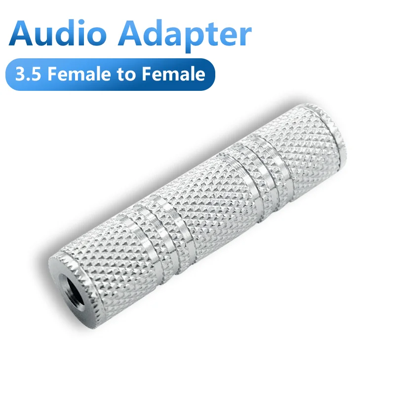 4pcs 3.5mm Jack Coupler 3.5 mm Female to 3.5mm Female Jack plug audio Stereo Coupler Socket Adapter connectors