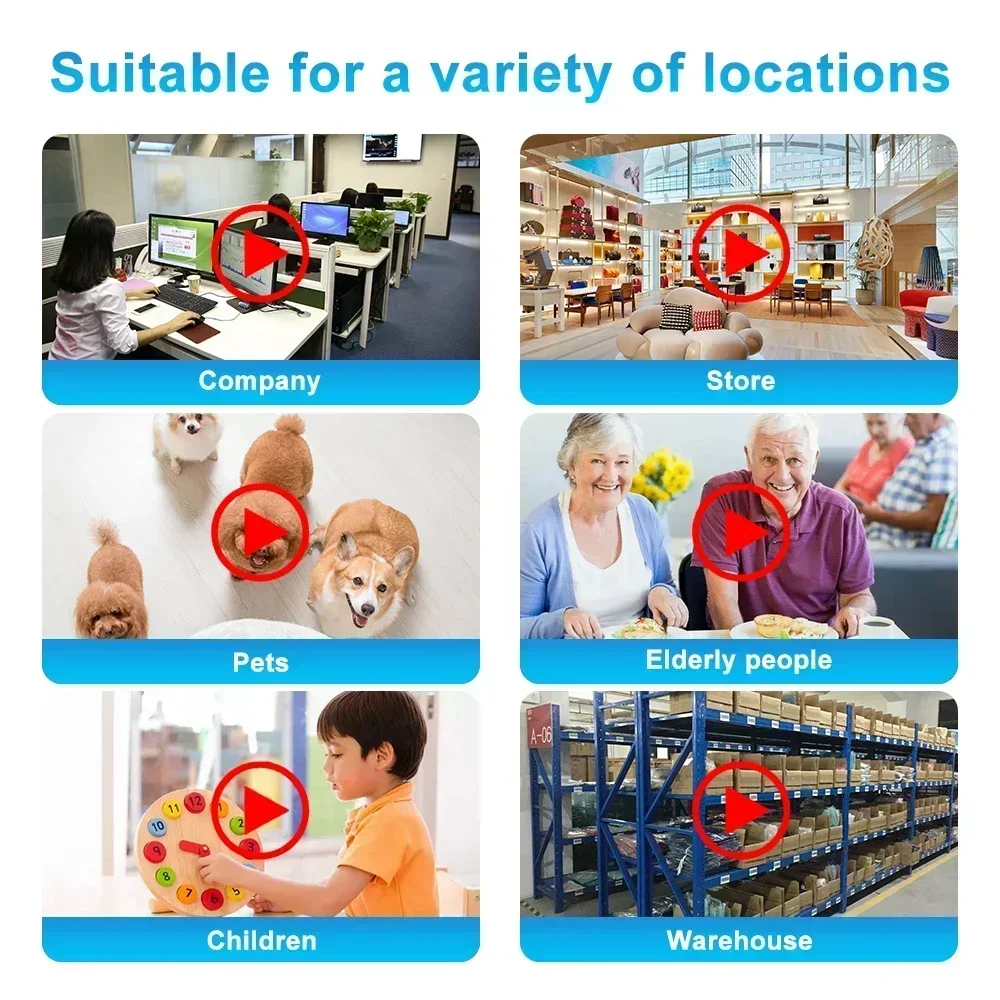 2.4G 1080P Cameras Wifi Video Surveillance IP Outdoor Security Protection Monitor 4.0X Zoom Home Wireless Track Alarm Waterproof-6