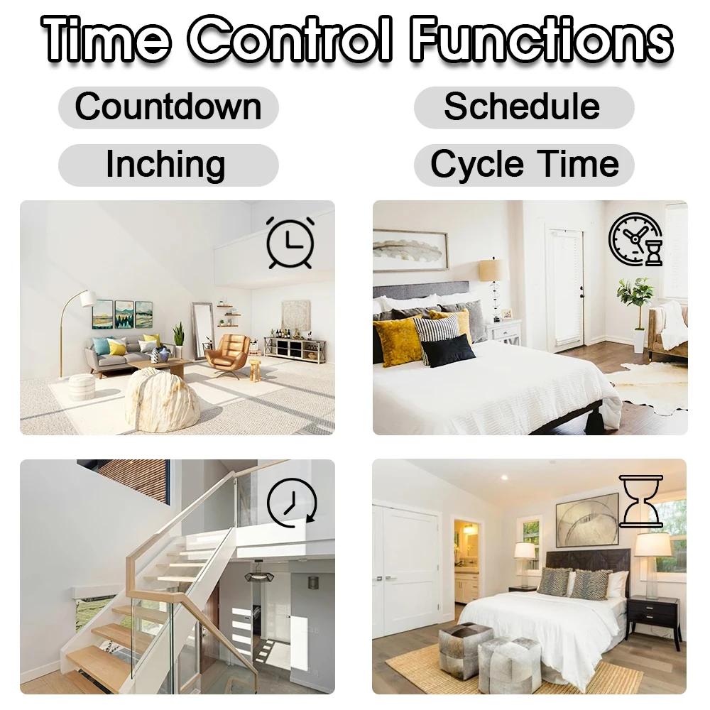 63A Tuya WiFi Smart Circuit Breaker Switch Energy Meter Metering Timer Relay Device With Voltage Current and Leakage Protection-5