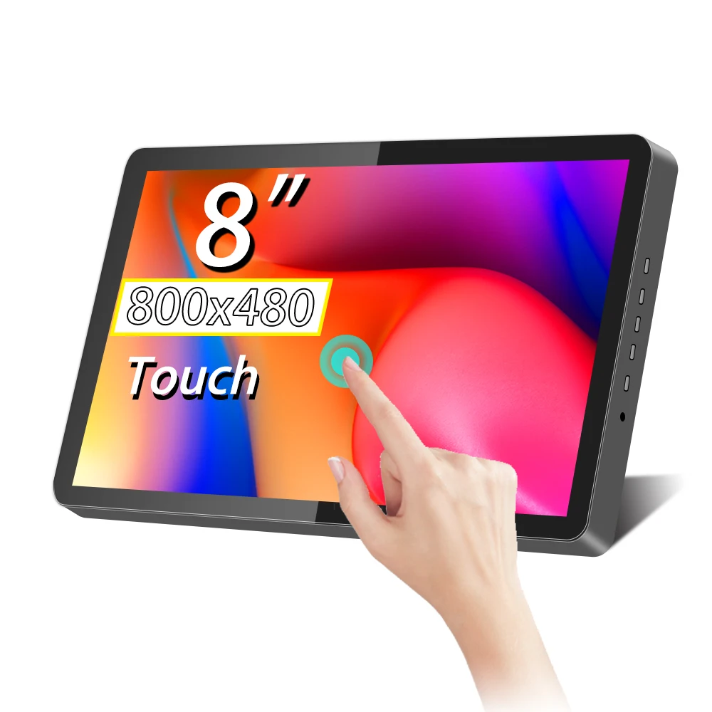 8/7-inch Touchscreen Portable Monitor 1024x600 60Hz Display HDMI-compatible PC Gamer Laptop-2