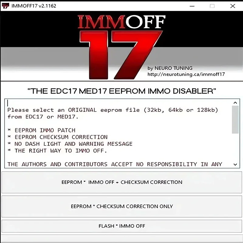 IMMO OFF Newest IMMOFF17 Software EDC17 with keygen Immo Off Ecu Program NEUROTUNING Immoff17 Disabler and install video guide-3