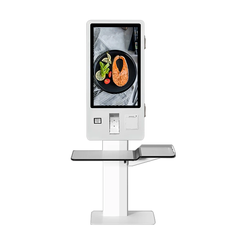 24 27 32 43 Inch Supermarket Self Check Out Touch Screen Kiosk Android PC All In One Self Service Pos Terminal-2