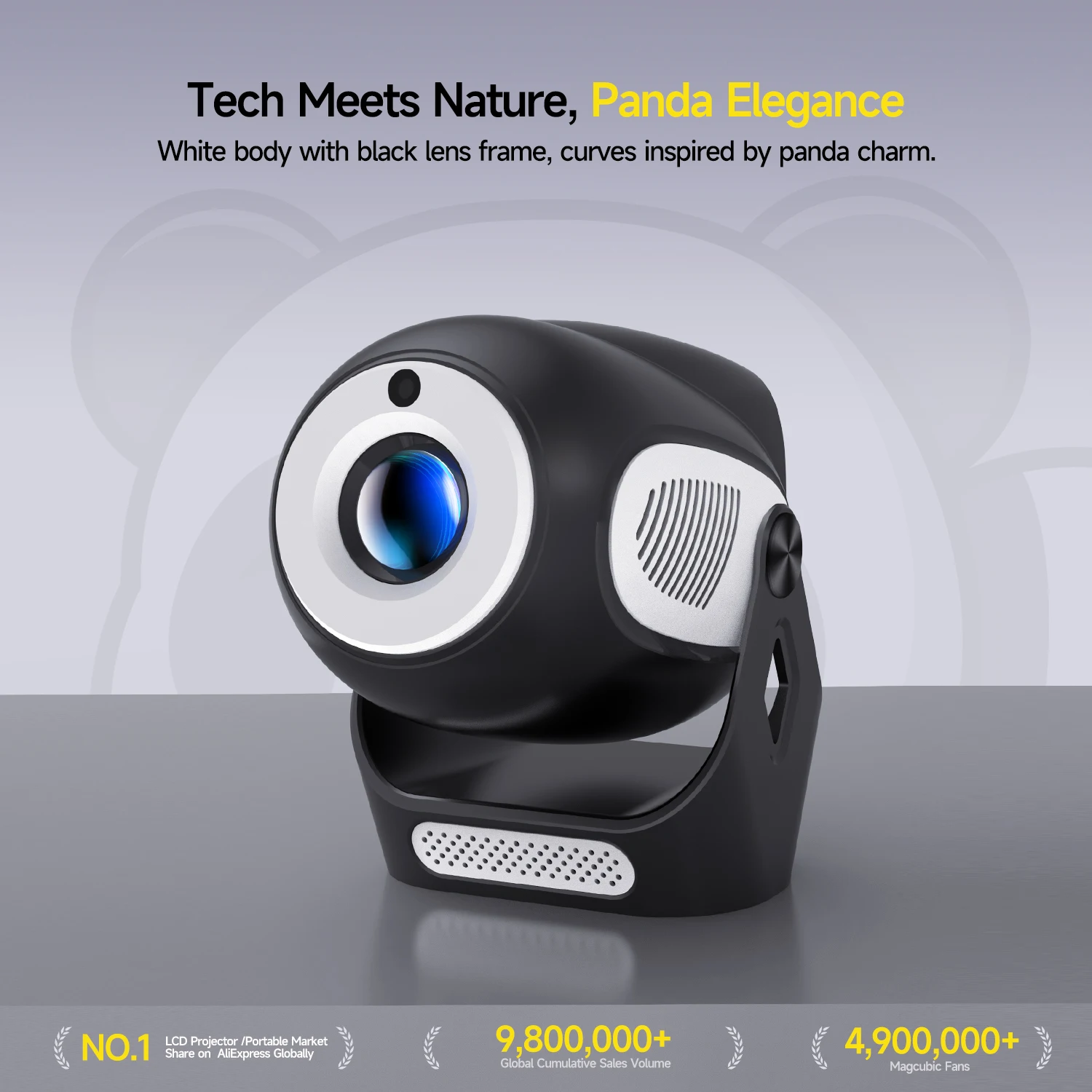Magcubic 4K HD Projector 1280*720P Wifi6 300ANSI Allwinner H713 180° Flexible BT5.0 Home Cinema Outdoor portable Projetor HY300X-4
