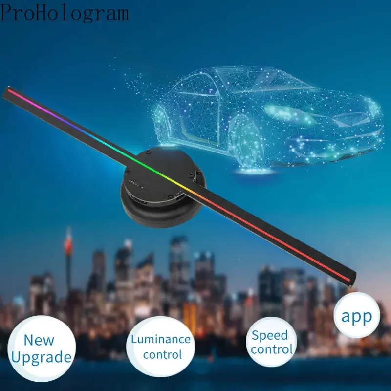42cm 3D Hologram Projector Fan Wifi Transmit Picture Video Commercial Display Holographic Led Commercial Hologram Projector-2