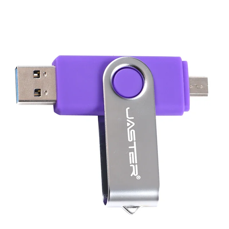 JASTER OTG 2 in 1 USB Flash Drive Pen Drive 128GB 64GB 32GB 16GB External Storage Frosted Double Application Micro USB Stick-4
