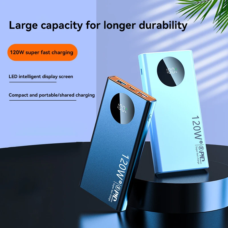 Xiaomi 120W 500000mAh High Capacity Power Bank Fast Charging Powerbank Portable Battery Charger For iPhone Samsung Huawei 2025-2