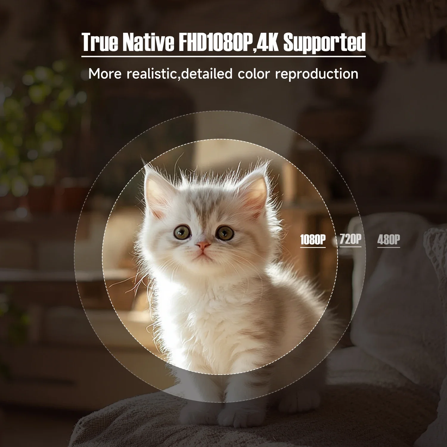Magcubic Native 1080P 650ANSI 4K Android11 L018 Projector With Auto Keystone Correction Focus Wifi6 BT5.2 Portable Movie Outdoor-6