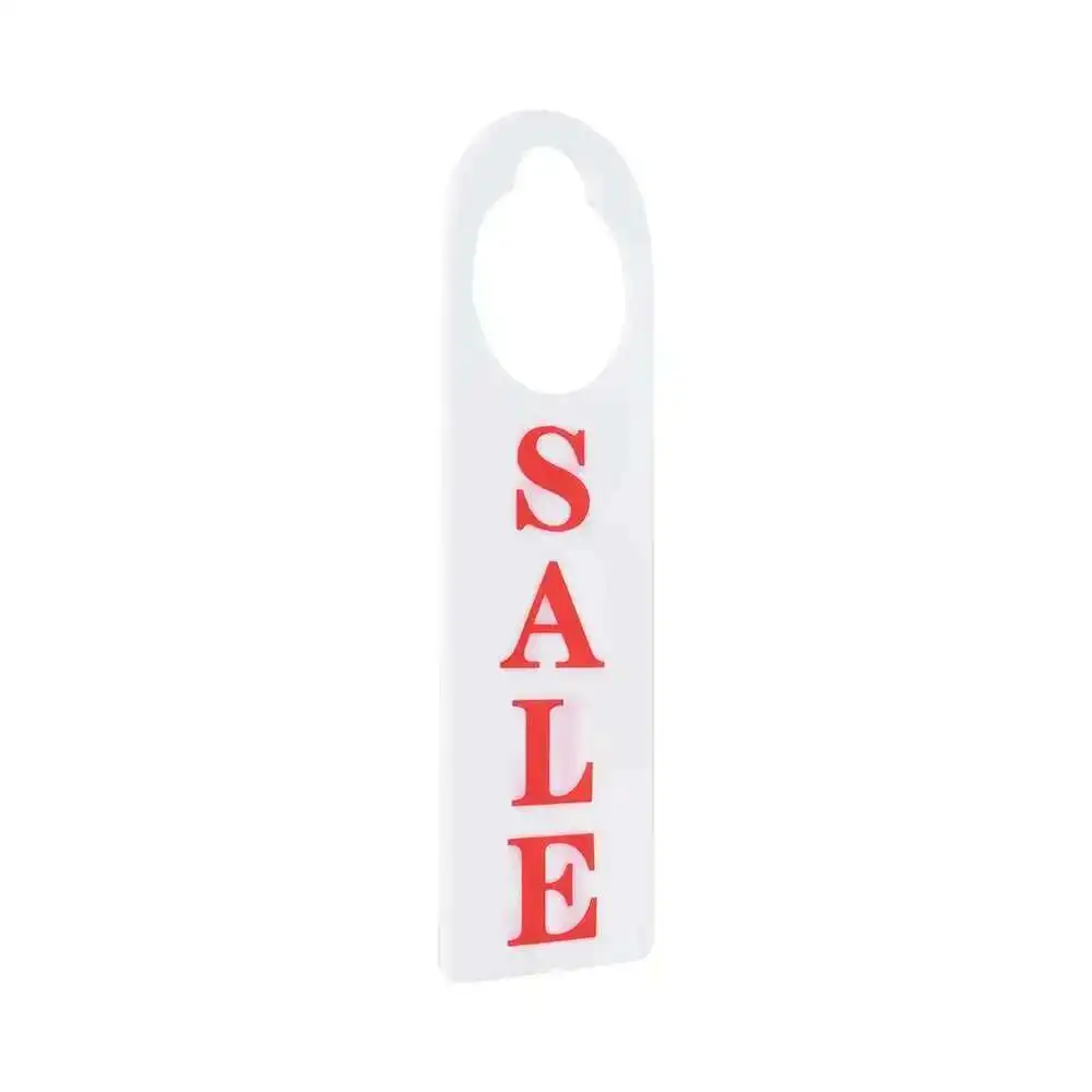 Large Sale Signs For Clothes Rack, Apparel Hangers Bar Hangrail Plastic Size Divider Big Marker Fitting Room Door Control Tags-2