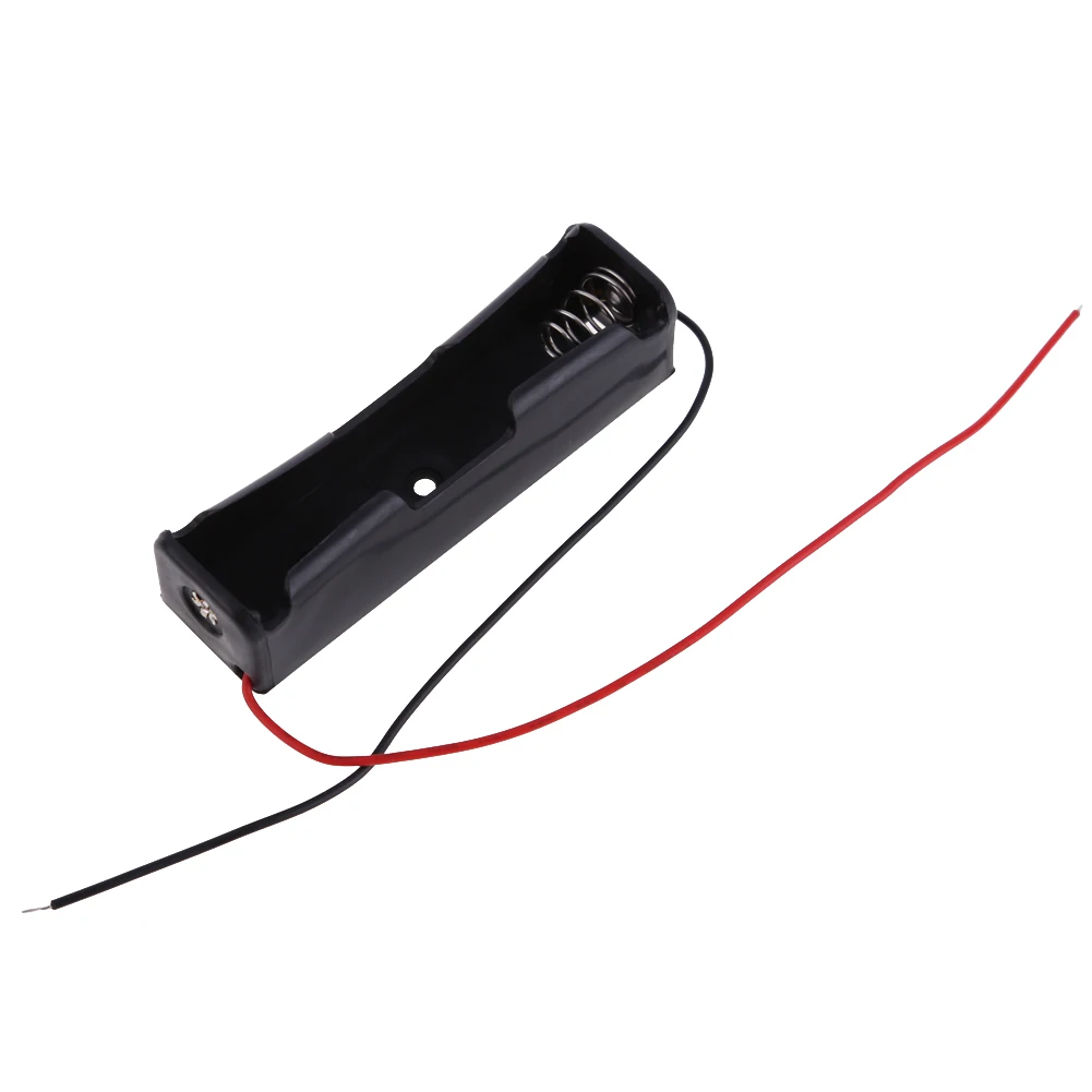 10pcs/5pcs 18650 Power Bank Cases 1X 3.6V-4.2V 18650 Battery Holder Storage Box Case 1 Slot Battery Container With Wire Lead-4