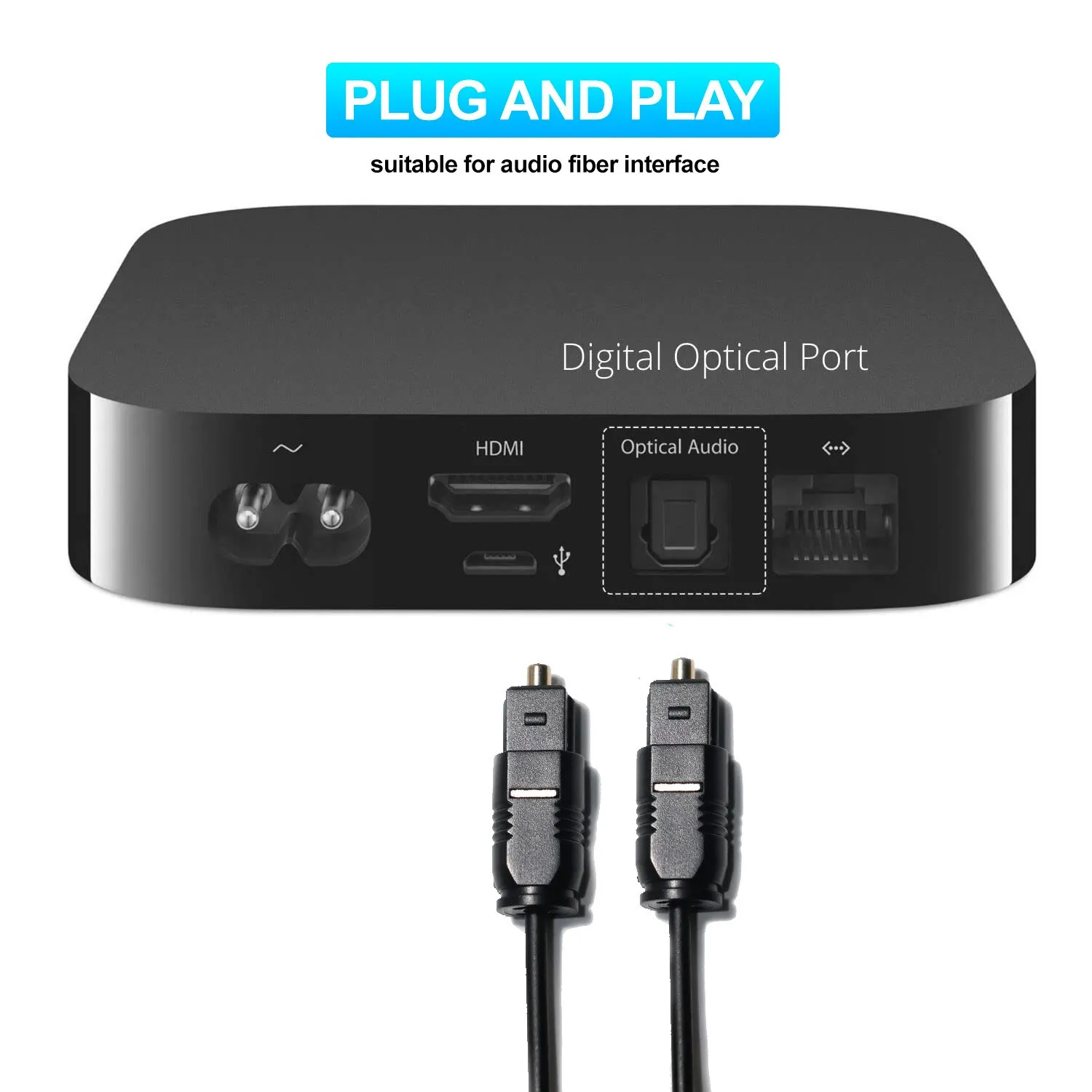 Digital Optical Audio Toslink Cable Gold Plated 6FT 1.8M 3M SPDIF MD DVD Gold Plated Cable High Quality-2