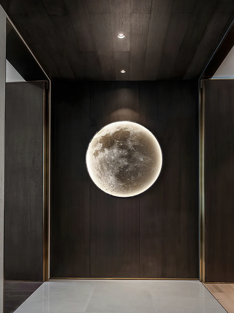 Ceiling lamps moon wall light Nordic creative wall lamps living room Modern lights decorative lamp bedroom bedside lamp-2