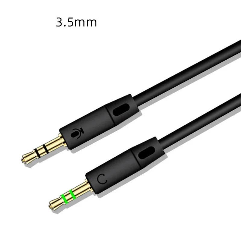 Y Splitter Cable 3.5mm 2 in 1 Male To Female AUX Audio Cable MP3 MP4 Stereo Plug Adapter Jack For Headset Headphone computer-4