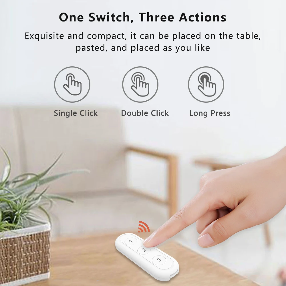 LoraTap ZigBee 3.0 Wireless 13 Types Push Button EU US Remote Controller Tuya Scene Automation Control Switch Smart Life App-2