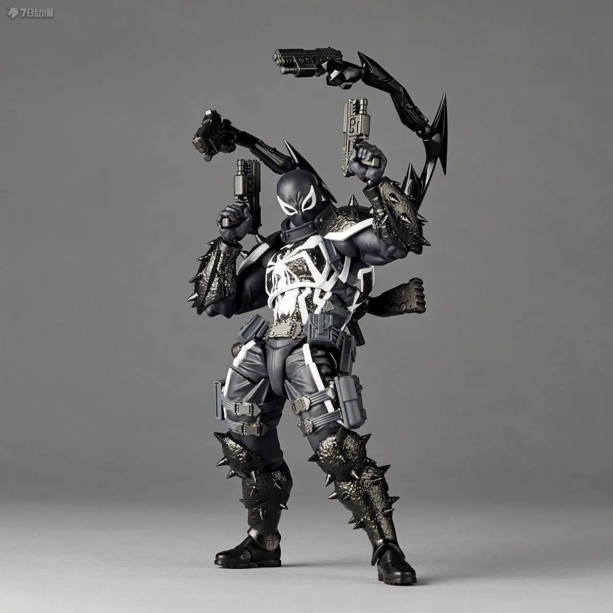 2024 Agent Venom Action Figure CT Version Kaiyodo Anime Figurine Marvel PVC Movable Collection Eugene Thompson Ko Model Toy Gfit-6