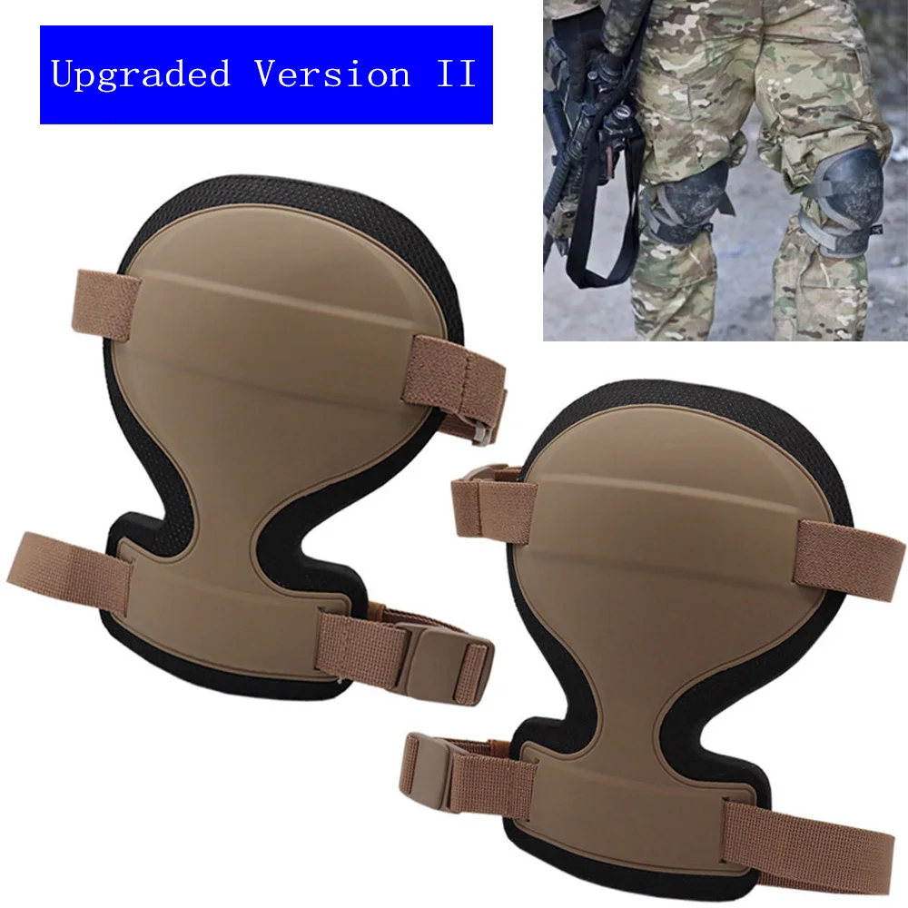 Upgraded Version II Tactical ARC Style Training Kneepads Combat Knee Pads Outdoor Sport Hiking Airsoft Hunting Kneepad