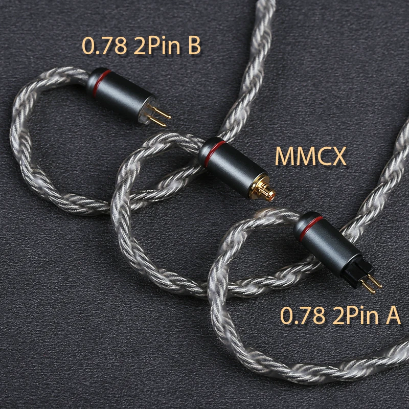 OPENHEART 4 Core High Purity Oxygen-free Copper Silver Plated Balance Cable 3.5/2.5/4.4mm MMCX/0.78 2Pin IEM Earphone Cable-2