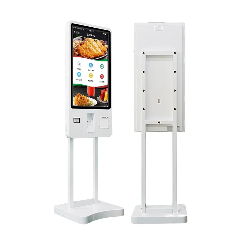 24-32 Inch Self-Service Touch Kiosk Digital All in One Bill Payment Terminal with QR Code Scanner and Printer-6