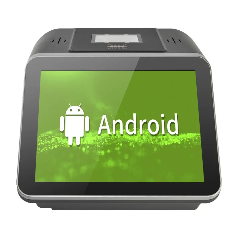 Android windows self service queue management system all in one touch screen  bank hospital ticket dispenser quiosqu kiosk-2