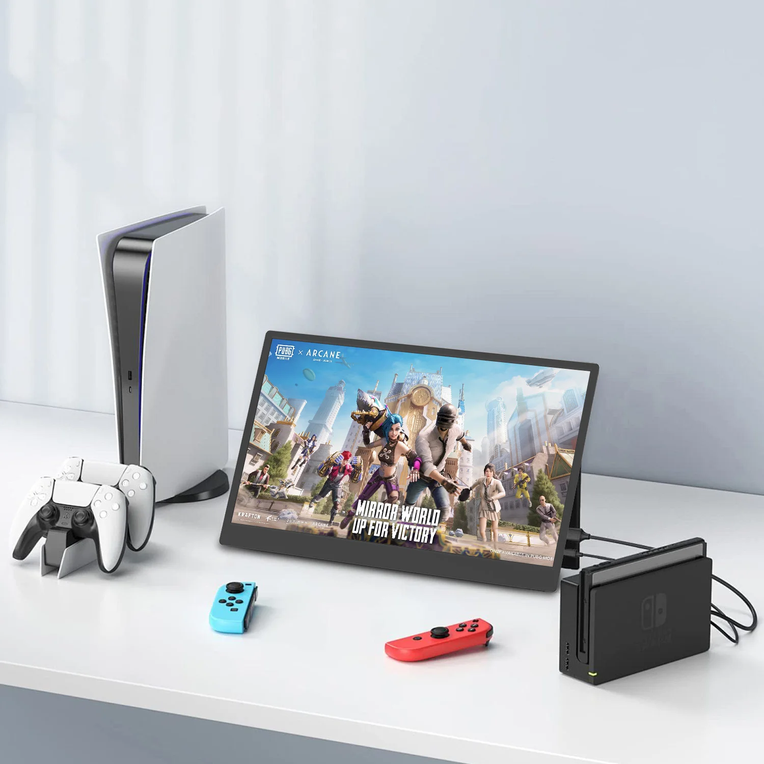 15.6-inch Portable Monitor 1920*1080 60HZ For Laptop XBox PS4 / 5 Switch TV Box Mobile Phone PC Extension With Metal Frame-5