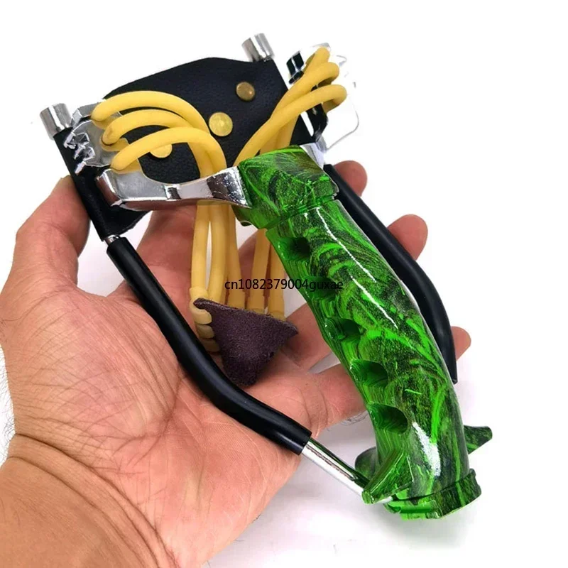 Metal Powerful Slingsshot Professional Slingshot  Hunting Outdoor Shooting Package Hunting Acessories Manual tools-6