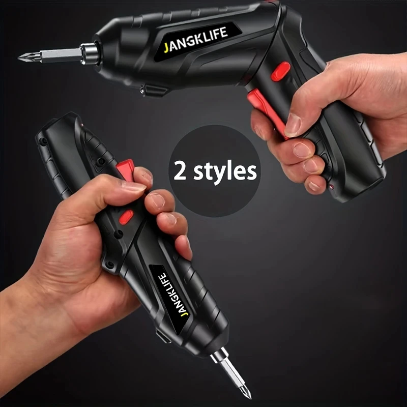 JANGKLIFE Precise Operation Power Electric Screwdriver Industrial Grade Durability  Min Electric Drill Home Office DIY Tools-3