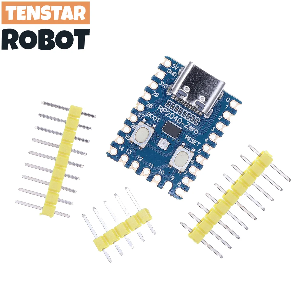 RP2040-Zero RP2040 for Raspberry Pi Microcontroller PICO Development Board Module Dual-core Cortex M0+ Processor 2MB Flash-4