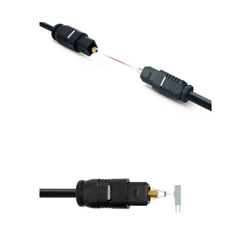 1m 1.5m 2m 3meter 5m Fiber Wire Line Digital Optical Cable SPDIF Square Mouth TOSLINK Connector Cord-3