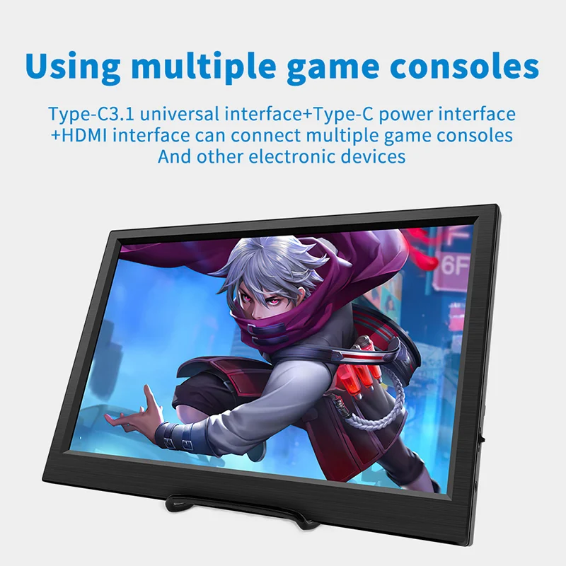 11.6 Inch Portable Monitor HDMI-Compatible Laptop second screen Gaming Extended Display For Switch/PS4/Xbox/Raspberry Pi-3