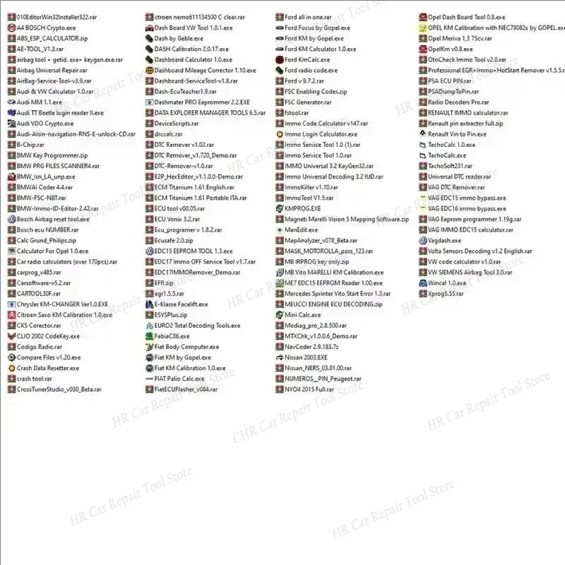 IMMOFF _for all brands  TOTAL 32 GB Package Software Ecu DASH MILLEAGE CORRECTION + AIRBAG CRASH CLEAR +DASH + IMMO SOFTWARES /-5