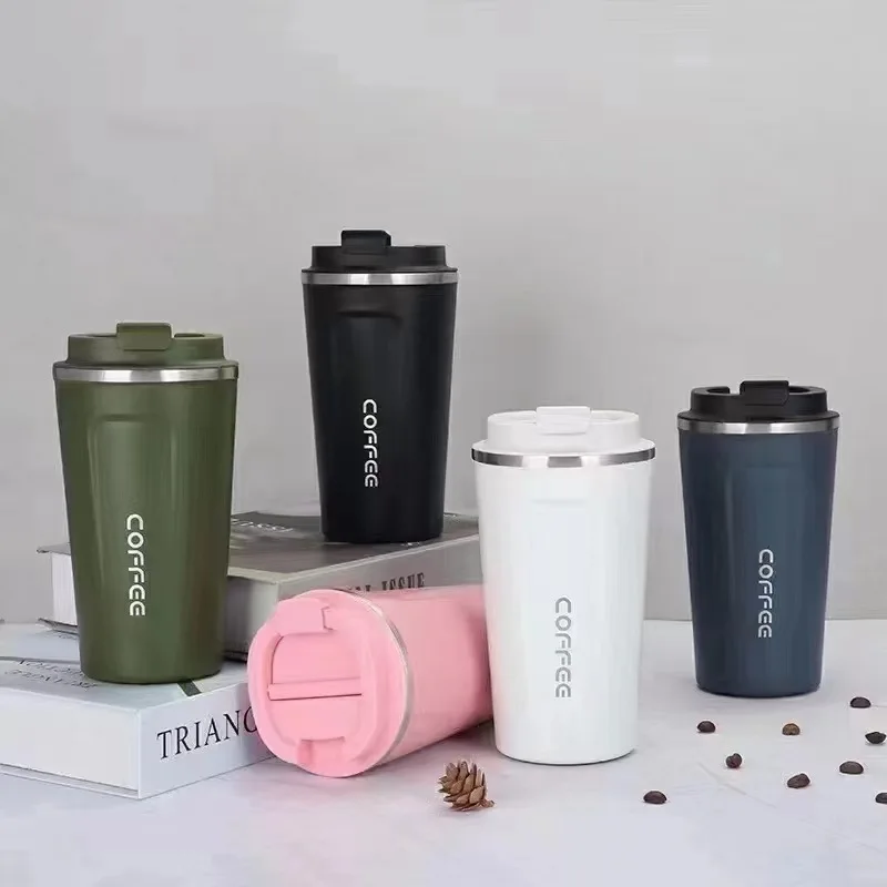 380/510ML Travel Stainless Steel Coffee Cup Thermal Mug Leak-Proof Thermos Bottle Tea Coffee Mug Vacuum Flask Insulated Cups Hot-4
