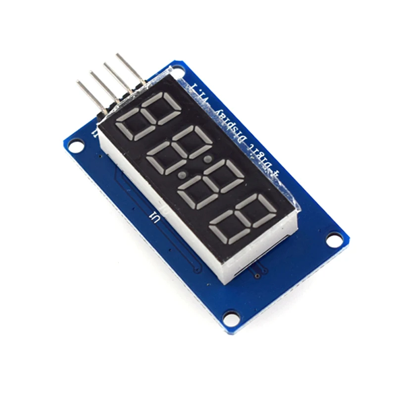 TM1637 LED Display Module For Arduino 7 Segment 4-Bits 0.36Inch Red Anode Digital Tube LED brightness adjustable with clock hour-2