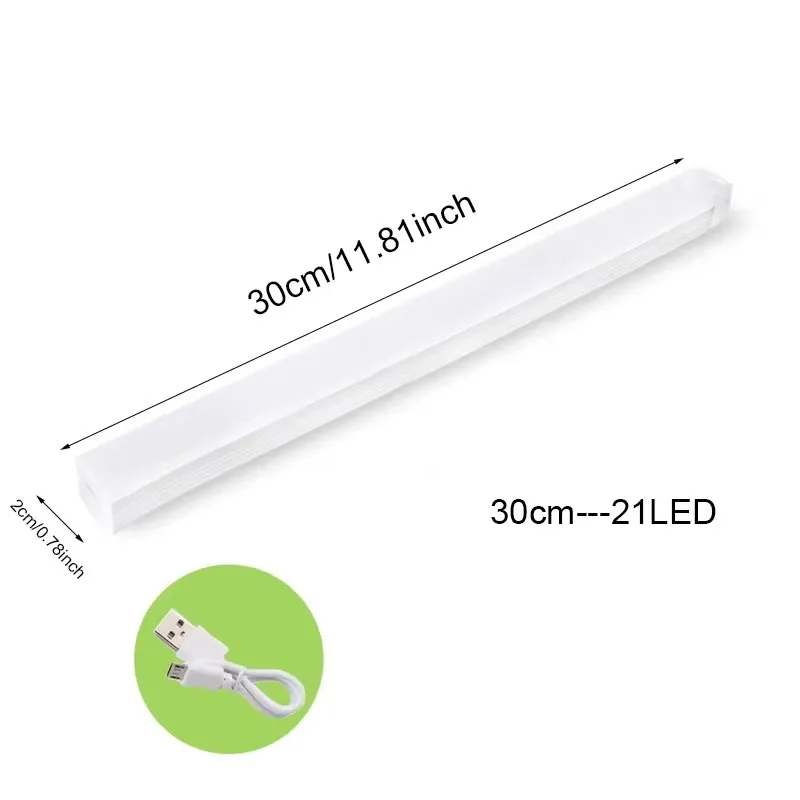 Motion Sensor Light Wireless LED Night Light USB Rechargeable Night Lamp for Kitchen Cabinet Wardrobe Lamp Staircase Backlight-6