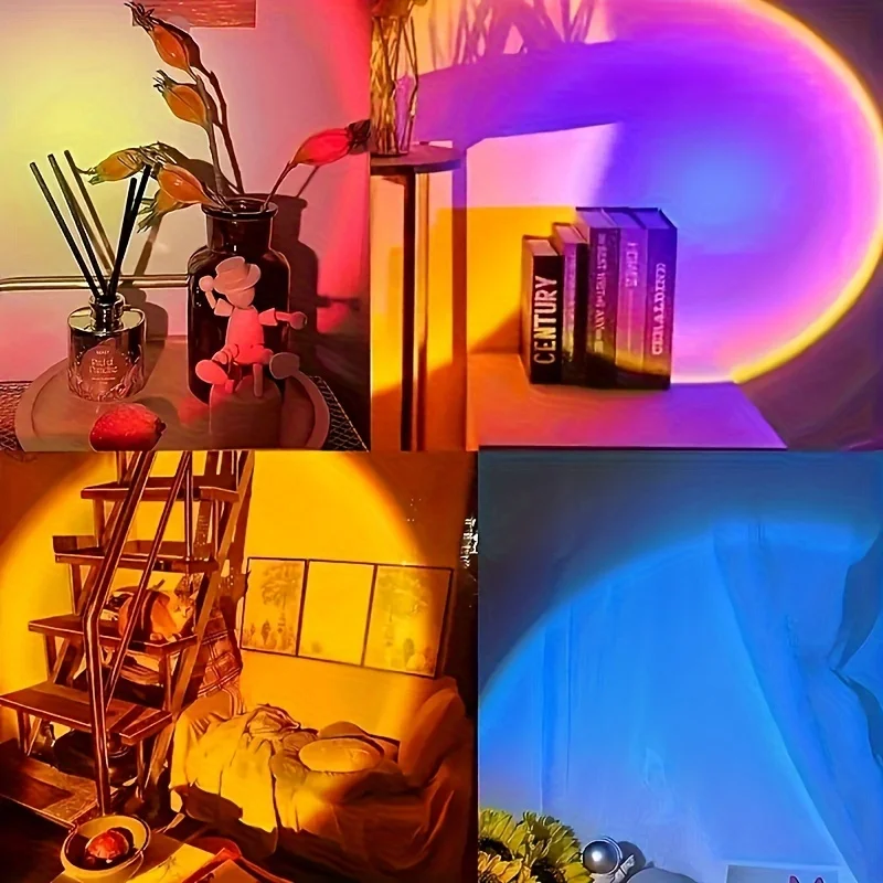 Sunset Lamp - Create a Serene Evening Ambiance with Blissful Sunset Lighting - Perfect for Home Décor and Relaxation-3