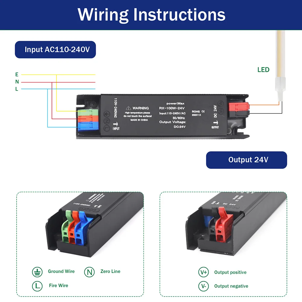 Ultra Thin Lighting Transformers 110V 220V to 12V 24V 60W 100W 200W 300W 400W For CCTV LED Strip Power Supply Adapter Driver-4