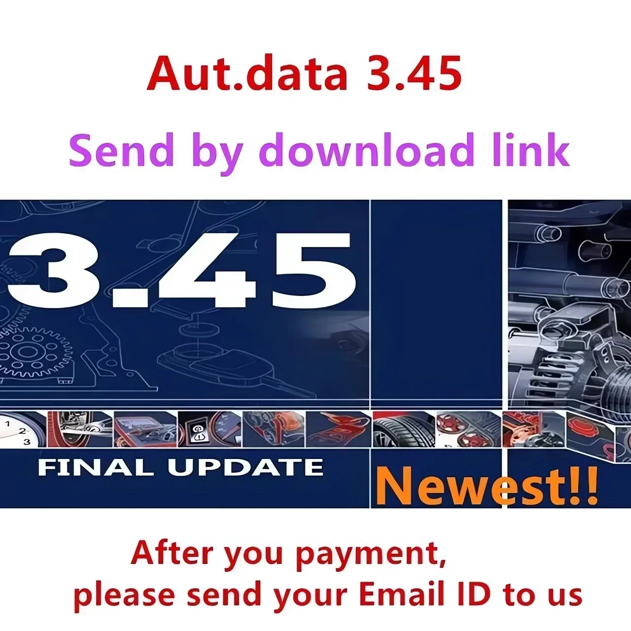 Newest Auto repair software Autodata 3.45 software autodata 3.45 software update 2014 Auto repair tool Data free help install-6