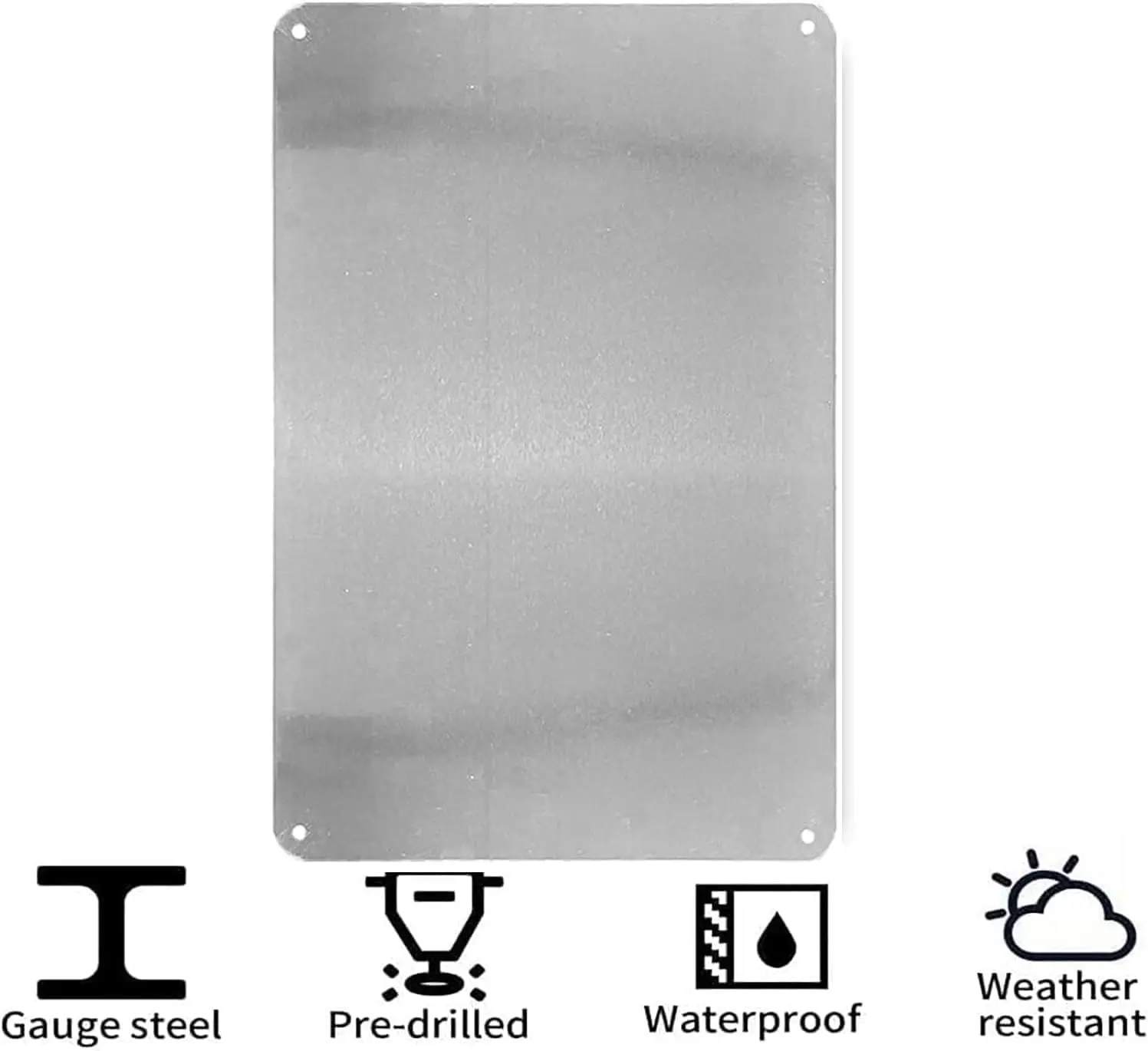Days Since Last Incident Sign Reflective Aluminum Metal Warning Signage With Symbol For Indoor Outdoor Use-Aluminum-4