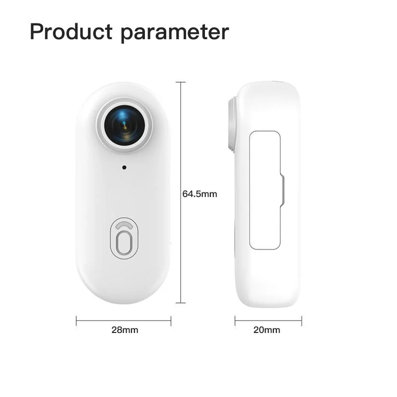 2025 Hot Gift 4K HD Mini Vlog Camera WiFi Wireless 128GB Pocket Action Cam Portable Thumb Body Cam for Sports Photographic Video-3
