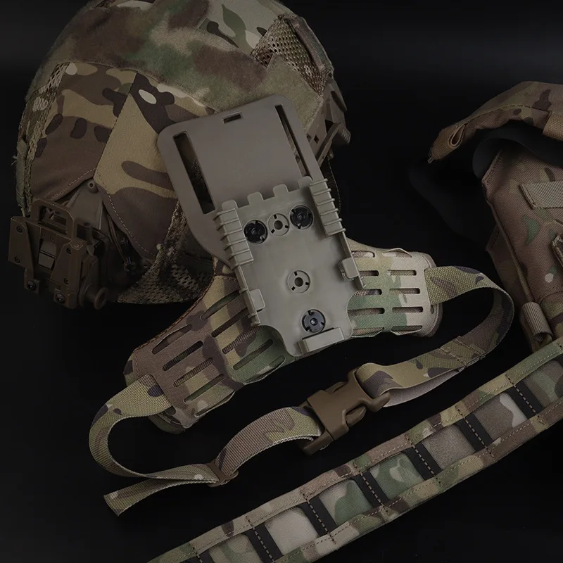 ARC Tactical Drop Leg Holster Thigh Belt Platform Gun Holster Adapter Base for G17 19 M9 Waist Platform Quick Locking-2