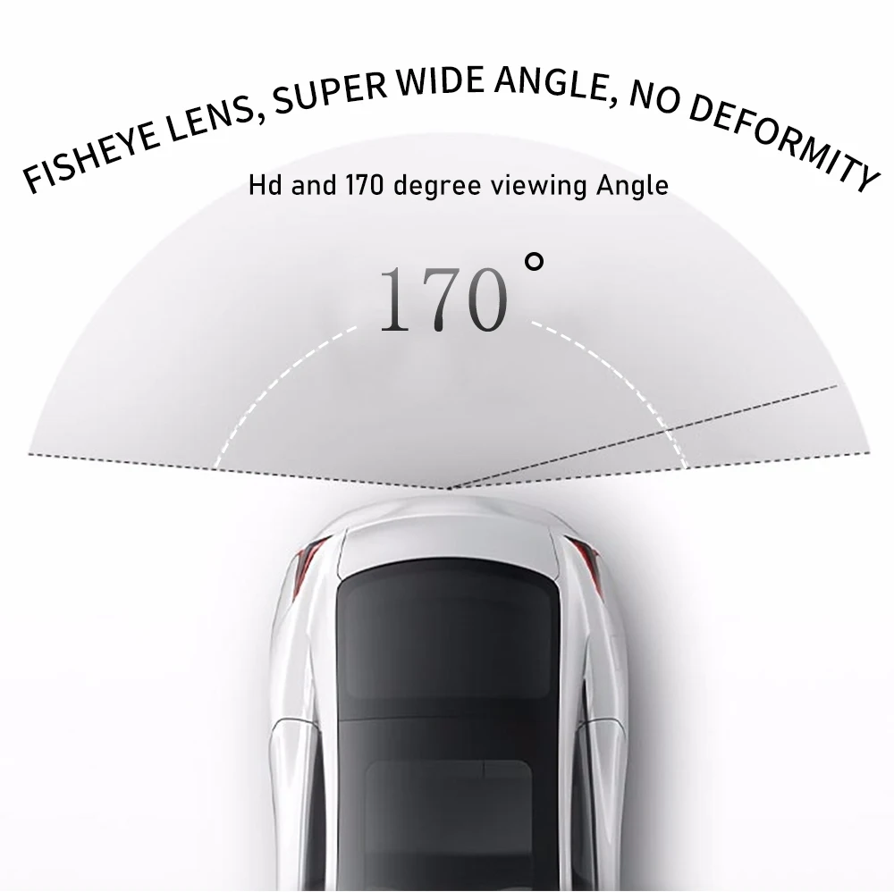 Gold Fisheye 170° AHD 1080P Flip Emblem Reverse Backup Camera For VW Passat CC Golf 6/7/8 Magotan B6/B7/B8 Polo Beetle EOS T-roc-2