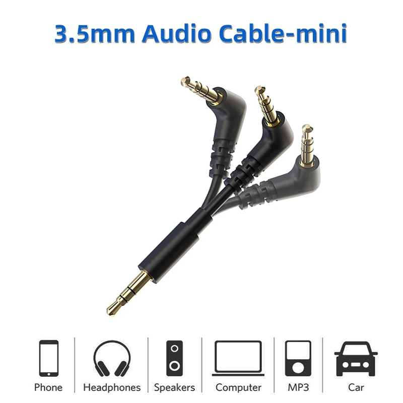 Aux Cable Speaker Cable 3.5mm Audio Cable for Car Headphone Audio 3.5mm Jack Speaker for Samsung Xiaomi Cable Aux 3.5mm-3