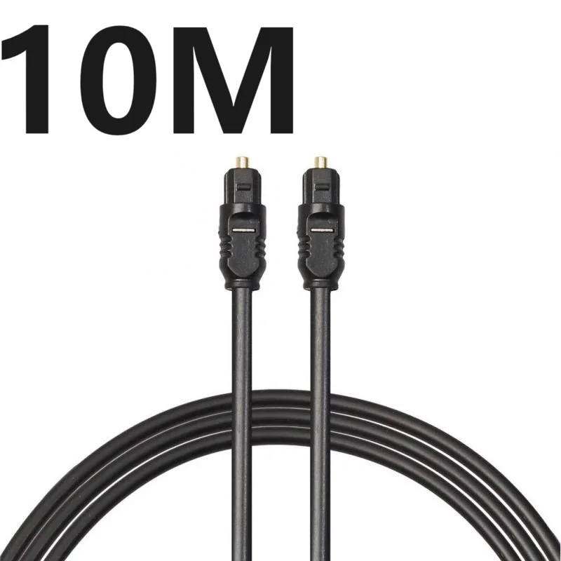 1m 3 m 5m 10m 15m 20m 30m Digital Fiber Optical Optic Audio Cable SPDIF MD DVD TosLink Gold Plated Lead Cord Connect to DVD CD-5