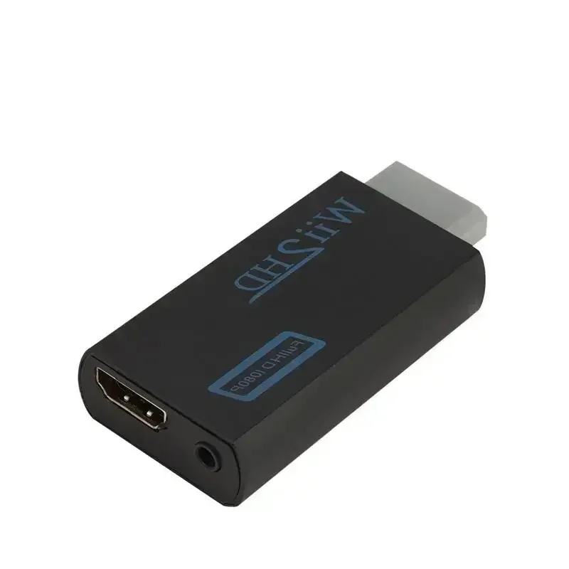 Wii To HDMI-compatible Adapter Converter 3.5mm Audio For PC HDTV Monitor 1080P 720P Wii2 To HDMI WII2HDMI Converter Adapter-5