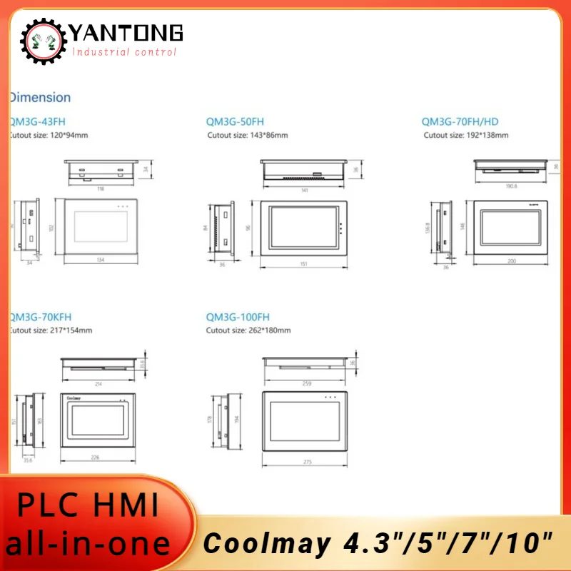 Coolmay 4.3